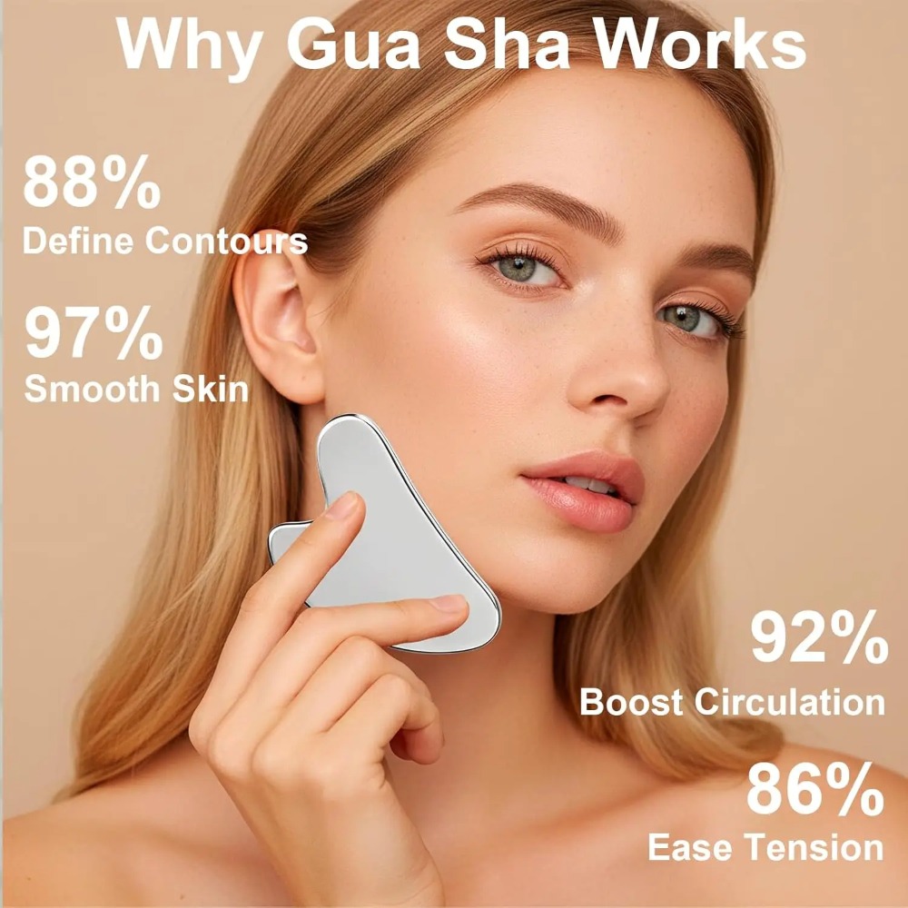 2Pcs Stainless Steel Gua Sha T - đánh giá và giá Skincare Ingredients Checker